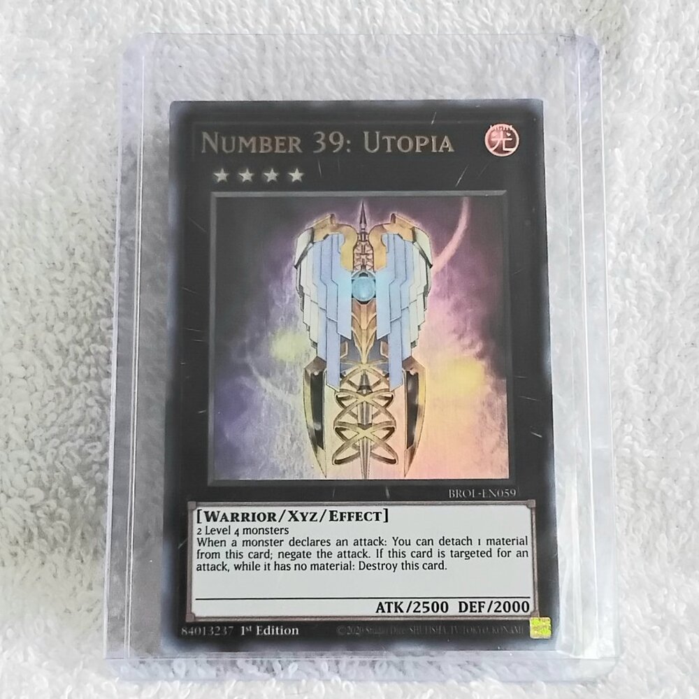 3/$35 Mint 2020 Yu-Gi-Oh! Number 39: Utopia BROL-EN059 UR Holo 1st Ed Card!!